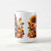HELL gefärbte NIEDLICHE PATCHWORTFALL-GNOMES Kaffeetasse (Mittel)