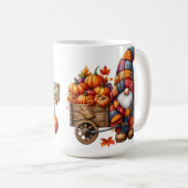 HELL gefärbte NIEDLICHE PATCHWORTFALL-GNOMES Kaffeetasse (VorderseiteRechts)