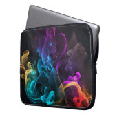 HELL gefärbte RAUCHPLUME Laptopschutzhülle (Vorderseite Links)