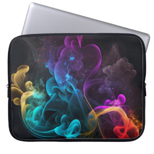HELL gefärbte RAUCHPLUME Laptopschutzhülle