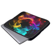 HELL gefärbte RAUCHPLUME Laptopschutzhülle (Vorne Knopf)