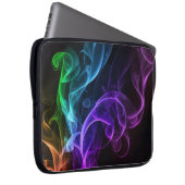 HELL gefärbte RAUCHPLUME Laptopschutzhülle (Vorne Rechts)