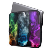 HELL gefärbte RAUCHPLUME Laptopschutzhülle (Vorderseite Links)