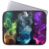 HELL gefärbte RAUCHPLUME Laptopschutzhülle (Vorderseite)