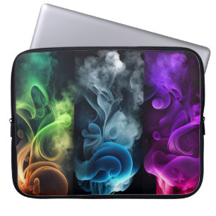 HELL gefärbte RAUCHPLUME Laptopschutzhülle