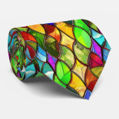 Hell gesteinigtes Glas Krawatte (Gerollt)