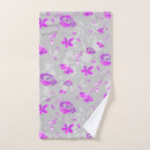 Hell gewaschene Blumen Badhandtuch Set (Handtuch)