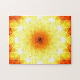 Hell Golden Sunsets Mandala Puzzle
