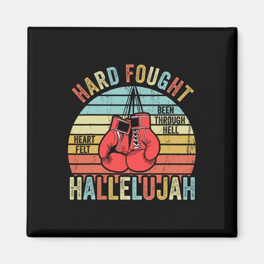 Hell Hallelujah Vintag B Magnet (Vorne)