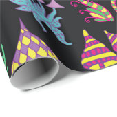 Hell, halluzinogen, dekorativ, fantastisch geschenkpapier (Rolleneckpunkt)