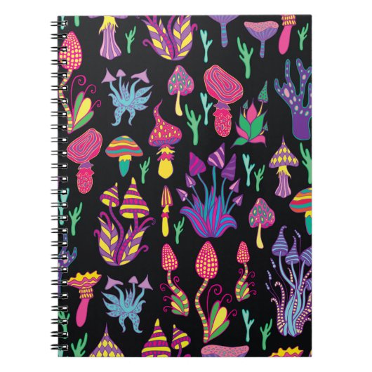Hell, halluzinogen, dekorativ, fantastisch notizblock (Vorderseite)