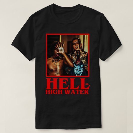 HELL HIGH WATER Active T-Shirt (Design vorne)