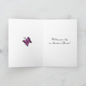 Hell Hübscher Whimsical Geburtstag für Godmutter Karte (Innenseite)