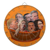 Hell in einem Handkorb 2024 Funny Anti-Conservativ Dartscheibe (vorne)