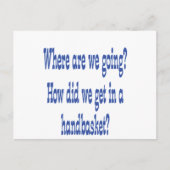 Hell in einem Handkorb Postkarte (Vorderseite)