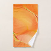 Hell in Gelb und Orange geschnitten Badhandtuch Set (Handtuch)