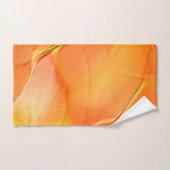 Hell in Gelb und Orange geschnitten Badhandtuch Set (Handtuch)