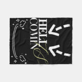 Hell Is Comin Fleecedecke (Vorderseite (Horizontal))