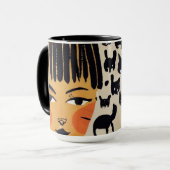 Hell is Other People Cat Tasse for Introvertierte (Vorderseite Links)