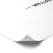 Hell ist leeres Zitat Poster (Ecke)