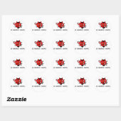 Hell ist, wo ich arbeite Sticker (Blatt)
