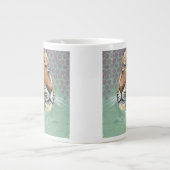 Hell leuchtend Jumbo-Tasse (Vorderseite)