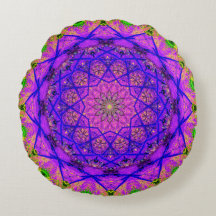 Hell Lila und grün Mandala