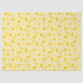 Hell Modernes, florales Muster Elegant Niedlich ge Seidenpapier