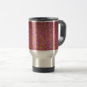 Hell mottles Herbstfarben "Crocheted"-Tasse Reisebecher (VorderseiteRechts)