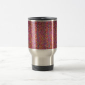 Hell mottles Herbstfarben "Crocheted"-Tasse Reisebecher (Mittel)