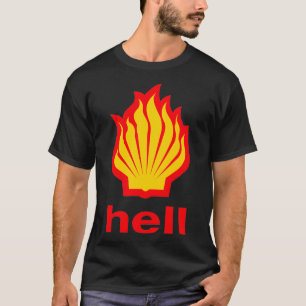 Hell Muschel Fossil Fuel T-Shirt