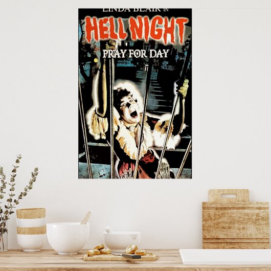 Hell Night Poster (Küche)