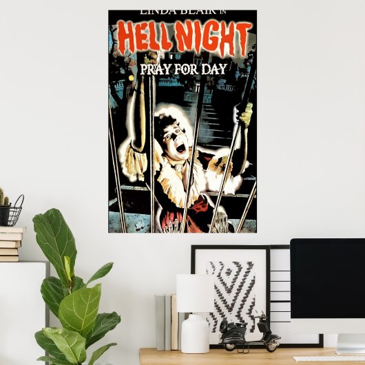Hell Night Poster (Heimbüro)