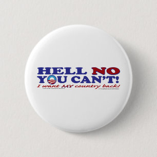Hell-No-with-Obama-Logo Button