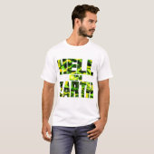 Hell on Earth T ( Giftgrün ) Herren T-Shirt (Vorne ganz)