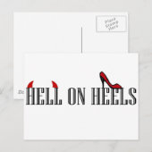 Hell on Heelses Postkarte (Vorne/Hinten)
