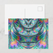 Hell!~ Oozing Pasteten ~ 3D-Fraktal Design ~ Postkarte (Vorne/Hinten)