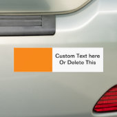 Hell-orange-Farbunterlage Autoaufkleber (Auf Auto)