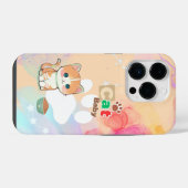 Hell oranges Anime iPhone Hülle (Rückseite (Horizontal))