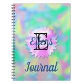 Hell Pastel Journal Buch Traum Farbige Wolke (Vorderseite)