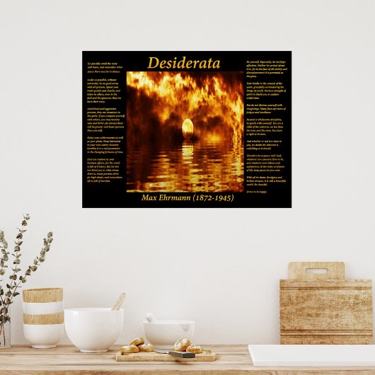 Hell Poster (Küche)