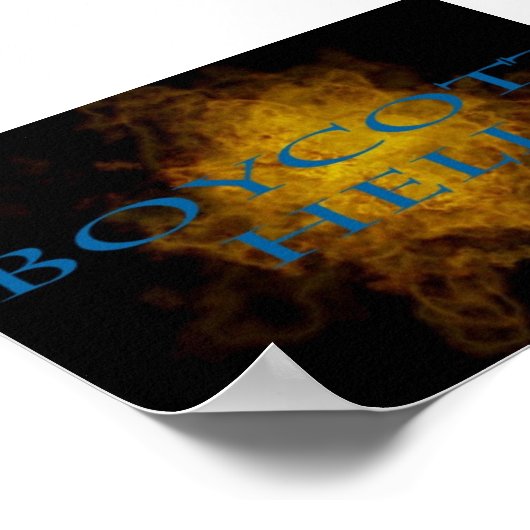 Hell Poster (Ecke)