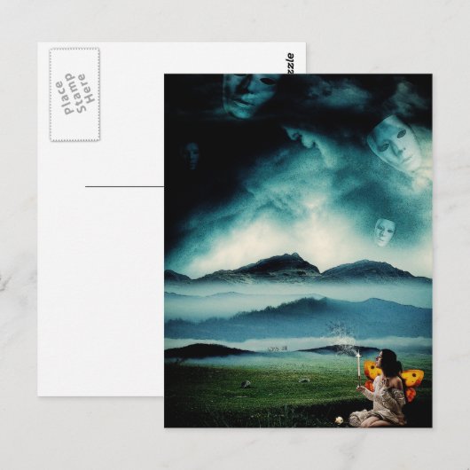 Hell! Postkarte (Vorne/Hinten)