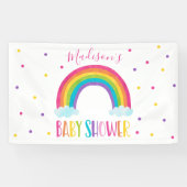 Hell Rainbow Baby Dusche Willkommen Banner (Horizontal)