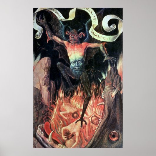 Hell, rechte Handtafel aus Triptych von irdischer Poster (Vorne)
