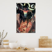 Hell, rechte Handtafel aus Triptych von irdischer Poster (Küche)