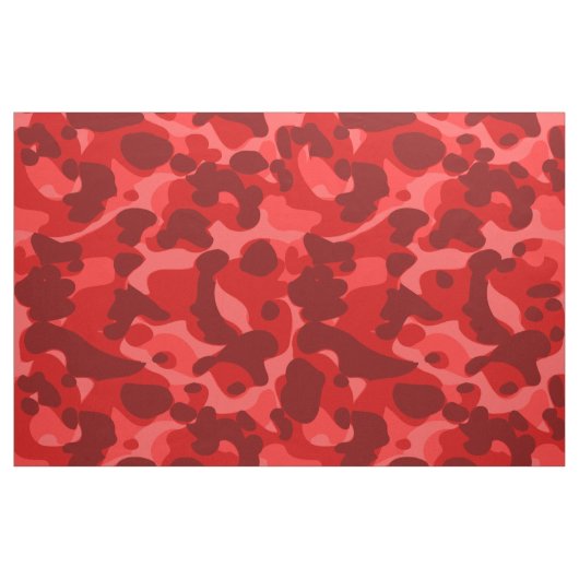 Hell Red Camouflage Camouflage Pattern Cool Stilvo Stoff (Yard (91,4 cm))