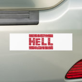Hell Red Ink Briefmarke Autoaufkleber (Auf Auto)