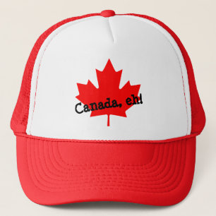 Hell Red Maple Leaf Kanada eh! Truckerkappe