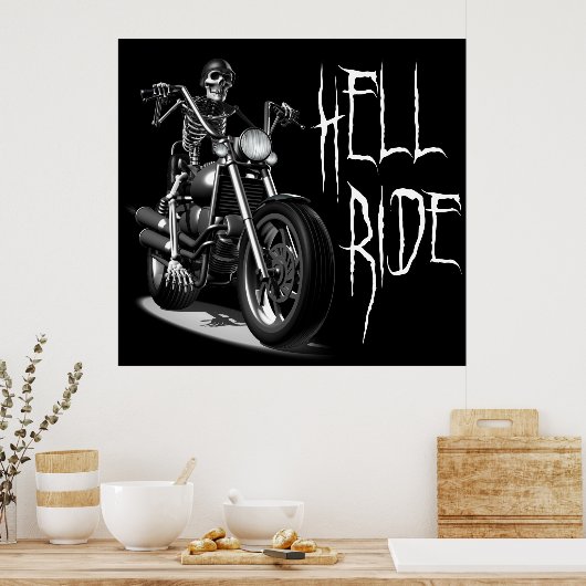 Hell-Ride-Posters Poster (Küche)